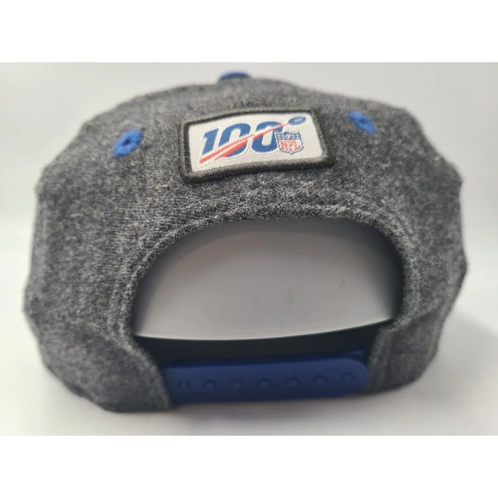 Youth Indianapolis Colts 1953‎ New Era Snapback Hat Cap Wool Blend NFL 100 Gray